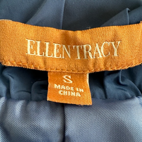 ELLEN TRACY | WOMEN’S WATERPROOF JACKET & COAT | POCKETS | BLUE | SIZE SMALL - Picture 11 of 11